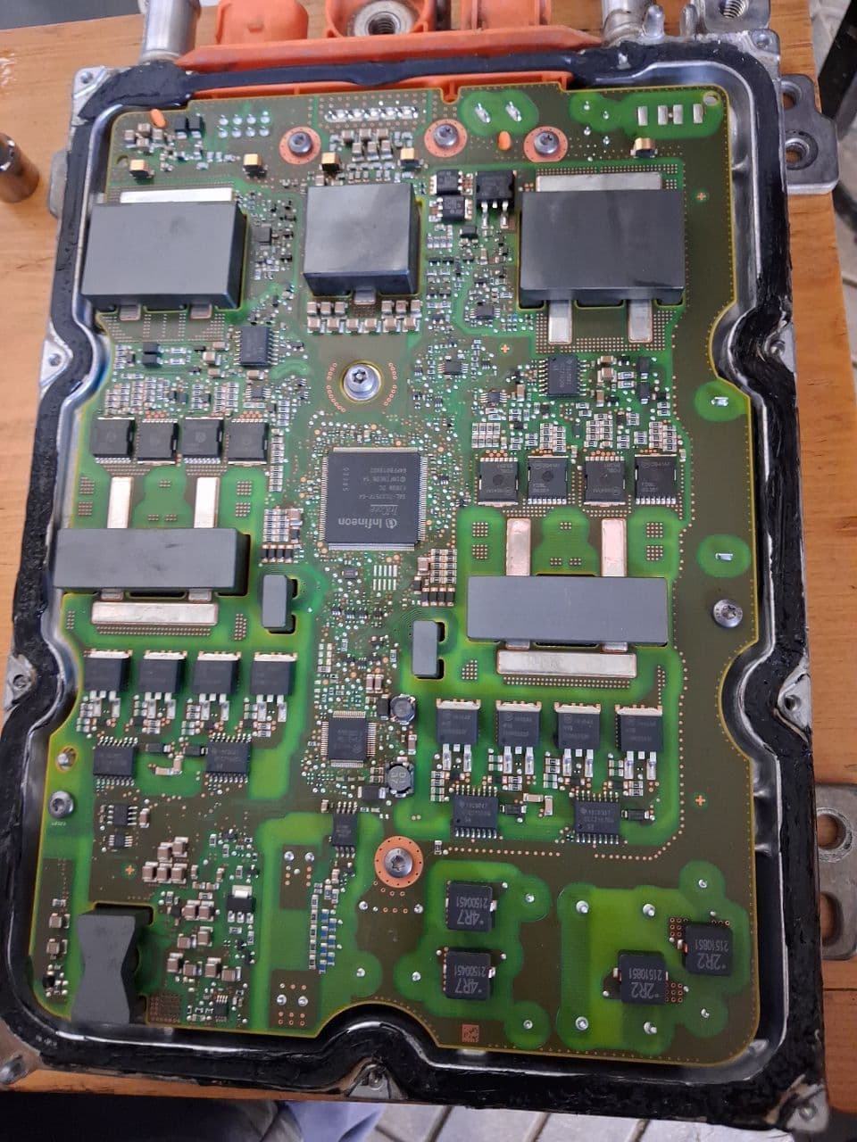 EV control board - chip-level view