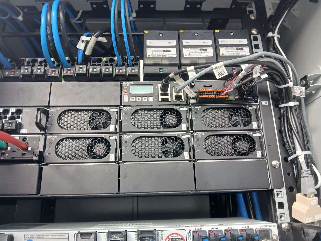 Rectifier shelf and fan tray